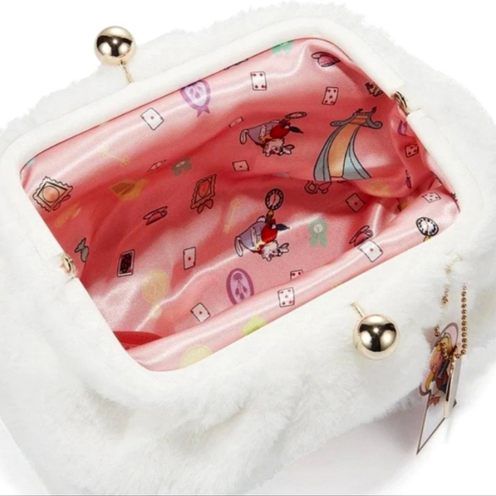 Alice In Wonderland White Rabbit Makeup Clutch - Picture 6 of 10